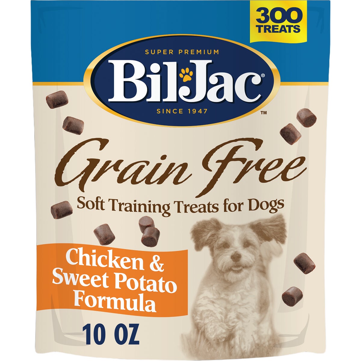 Bil-Jac 10 Oz. Grain Free Chicken & Sweet Potato Formula Training Dog Treats