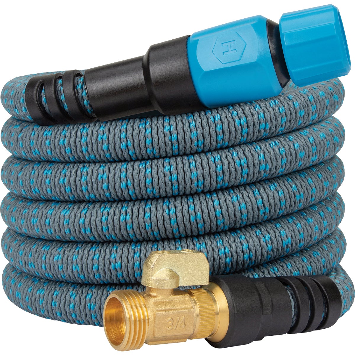 Hydrotech 5/8 In. Dia. x 25 Ft. Blue Expandable Burst Proof Hose Image 8