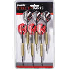 Franklin Brass-Coated Steel 18 Gm. Steel Tip Dart Set (6-Pack) Image 1