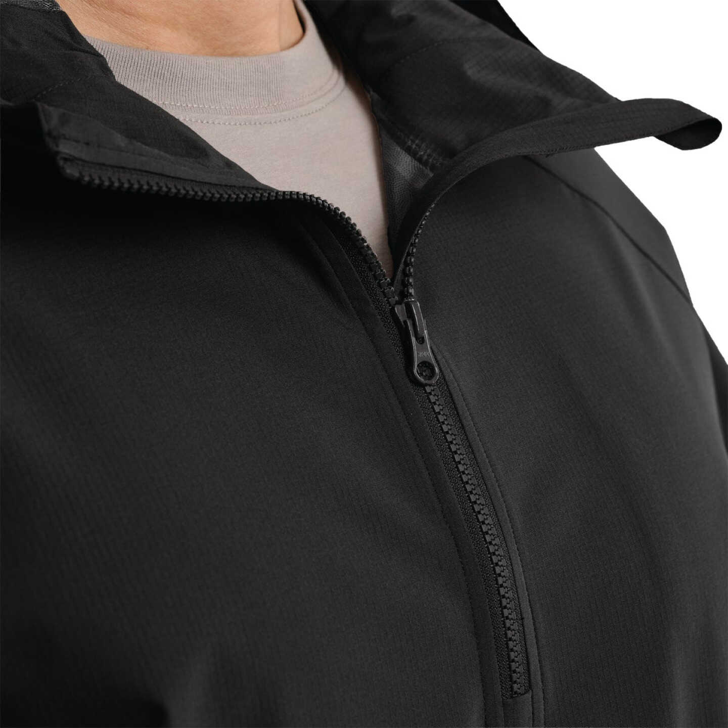 Berne Weather Warrior Men's XL Black Packable Rain Jacket Image 2