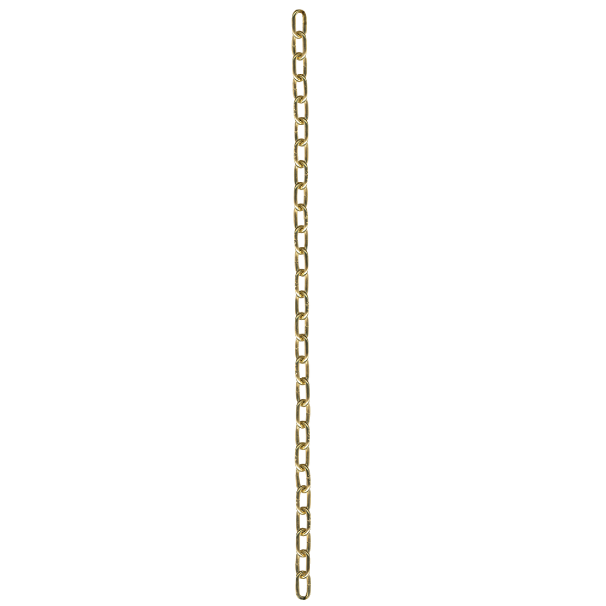 Campbell #5 82 Ft. Brass-Plated Metal Craft Chain Image 2