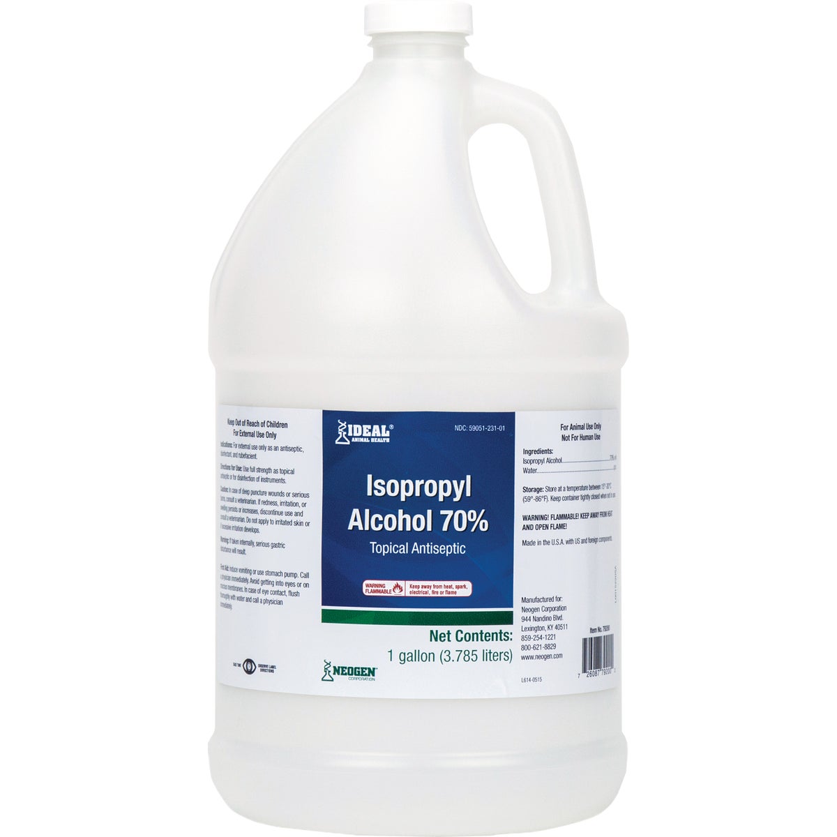 Isopropyl Alcohol 70% gallon