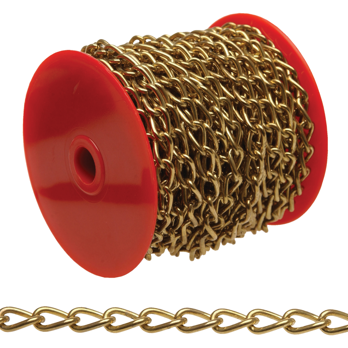 Campbell #90 82 Ft. Nickel-Plated Metal Craft Chain