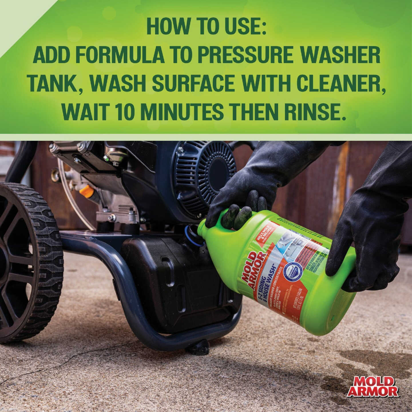 Mold Armor 1 Gal. E-Z Siding & House Pressure Washer Concentrate with Microban Image 5