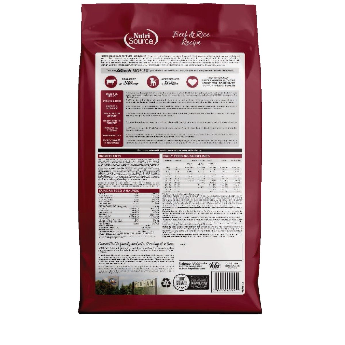 NutriSource 26 Lb. Beef & Rice Recipe Dog Food Image 7