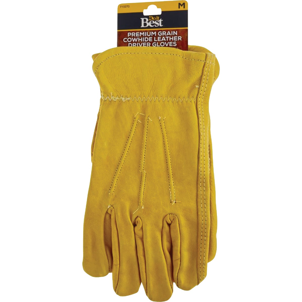 Do it Best Men's Large Top Grain Leather Work Glove
