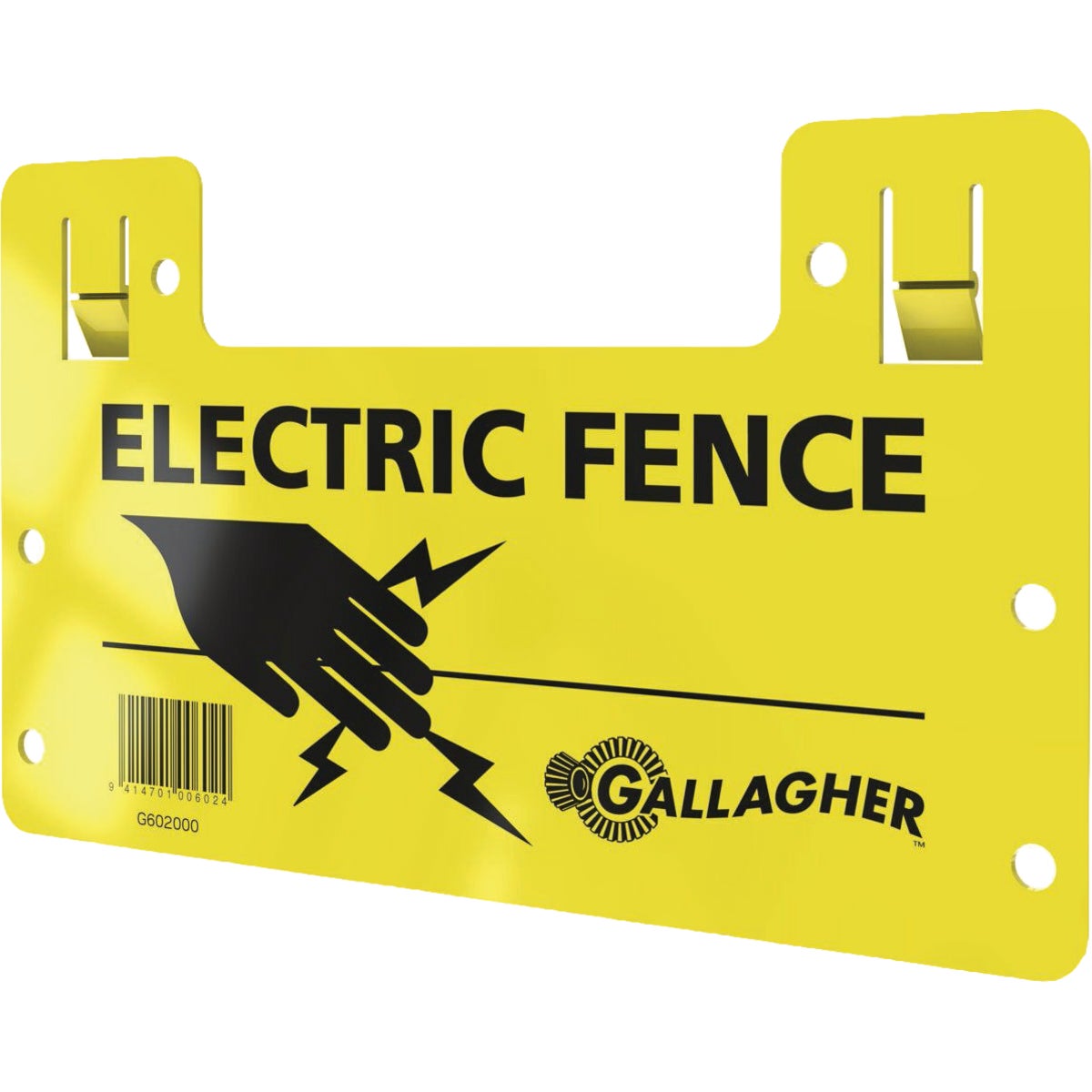 Gallagher Clip-on Warning Sign