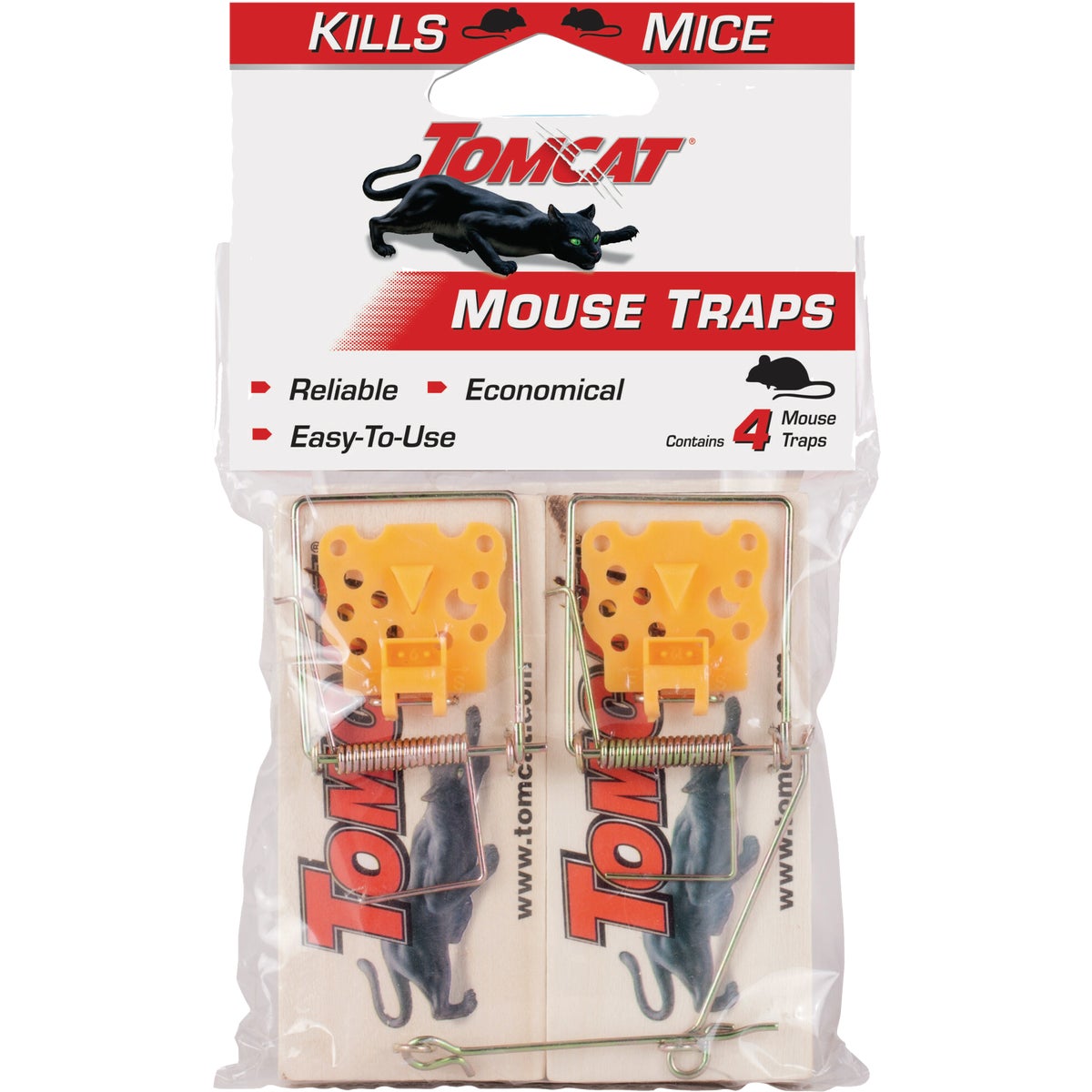 Tomcat Wooden Mouse Trap (4-Pack)