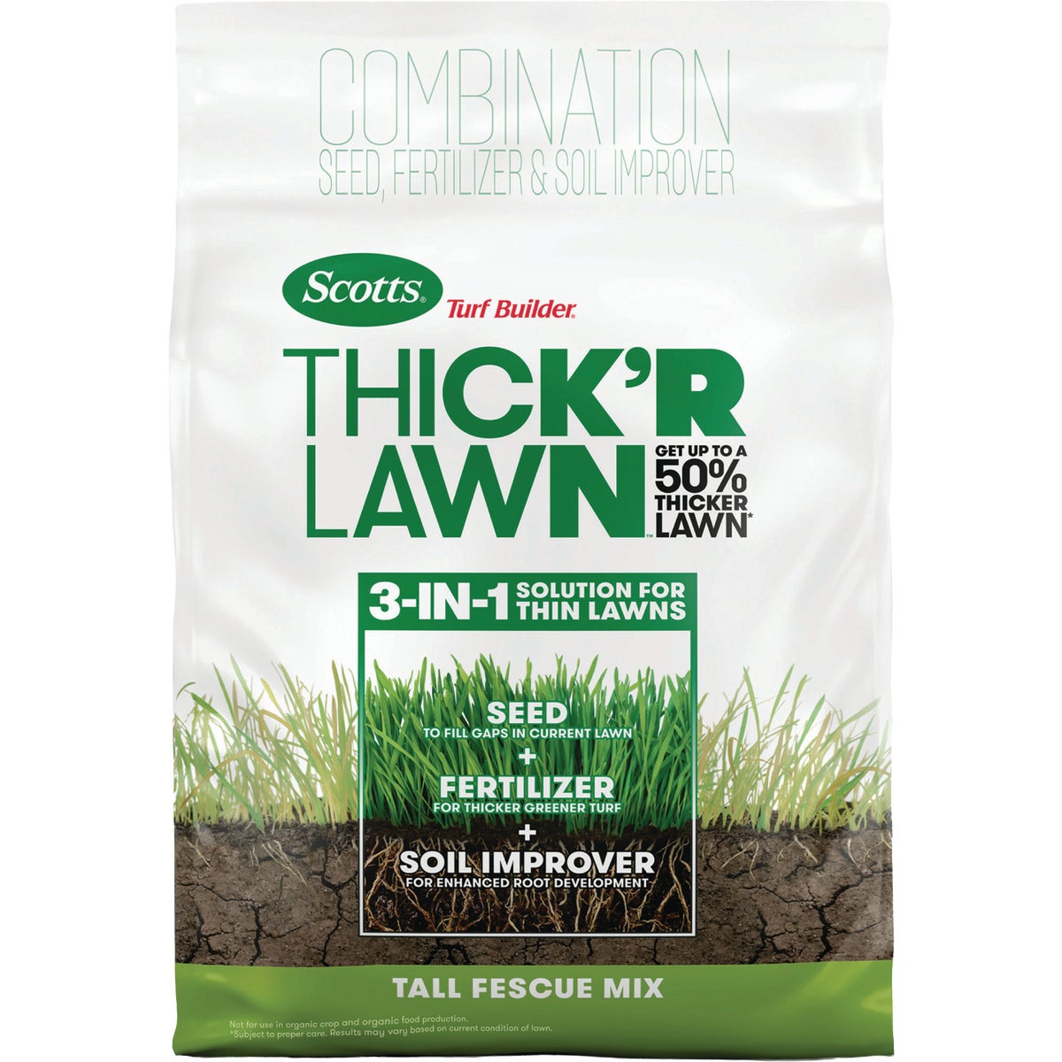Scotts Turf Builder Thick'R Lawn 40 Lb. Tall Fescue Grass Seed Mix