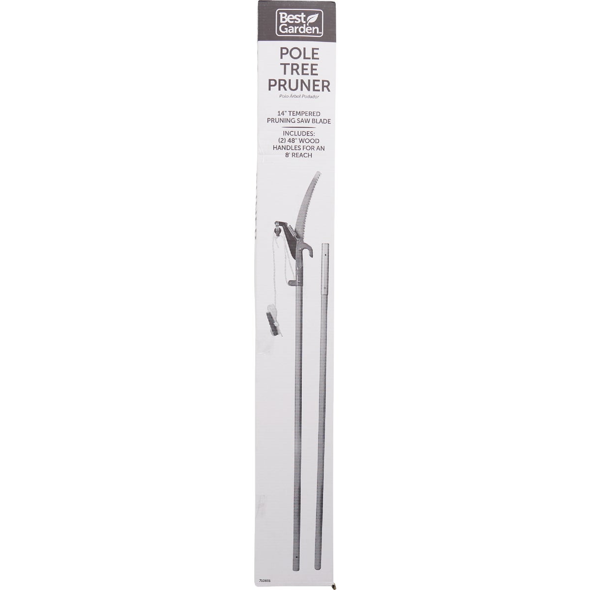 Best Garden 1 In. Cutting Capacity 8 Ft. Wood Pole Tree Pruner Image 2