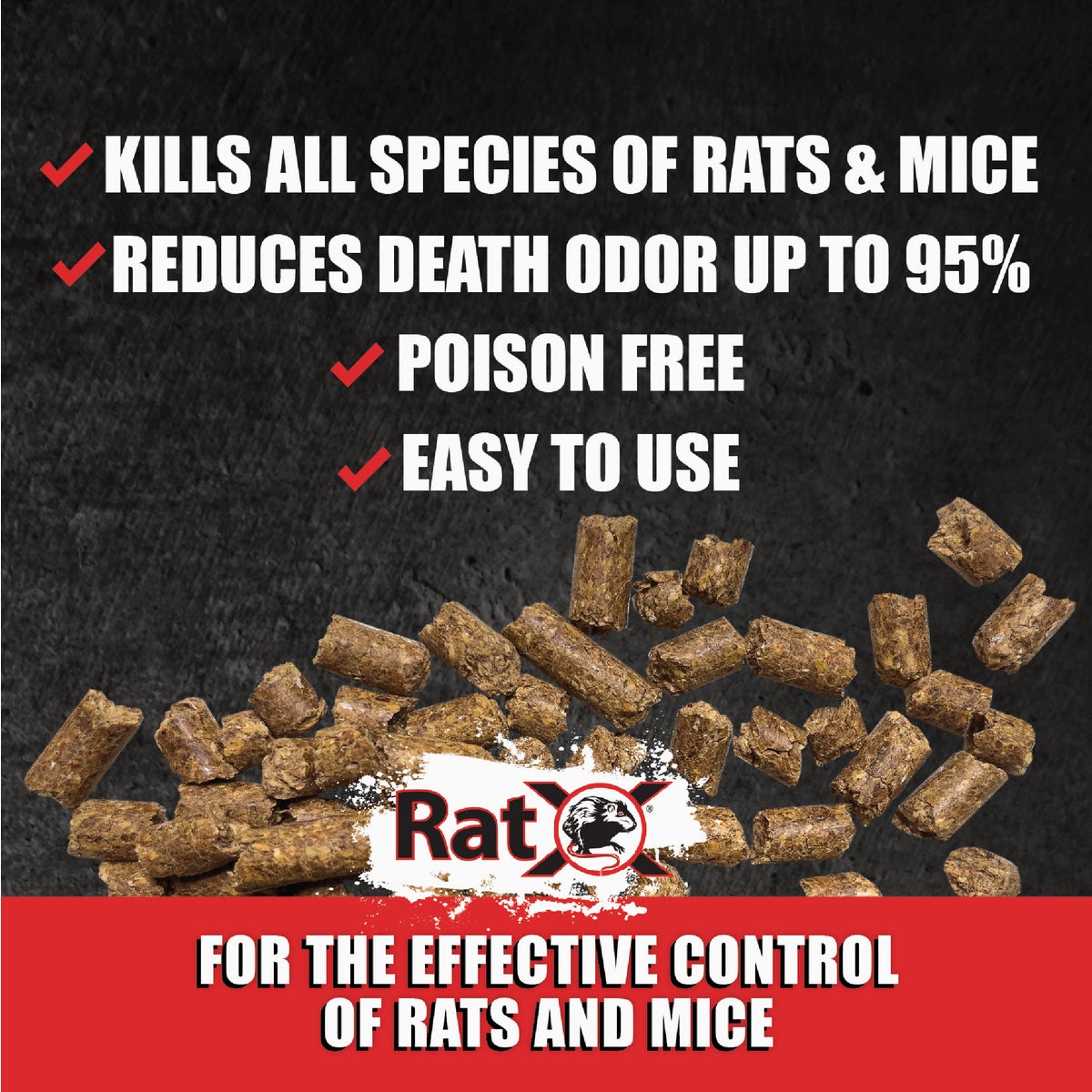 RatX 8 Oz. Rat & Mouse Killer Pellets Image 4