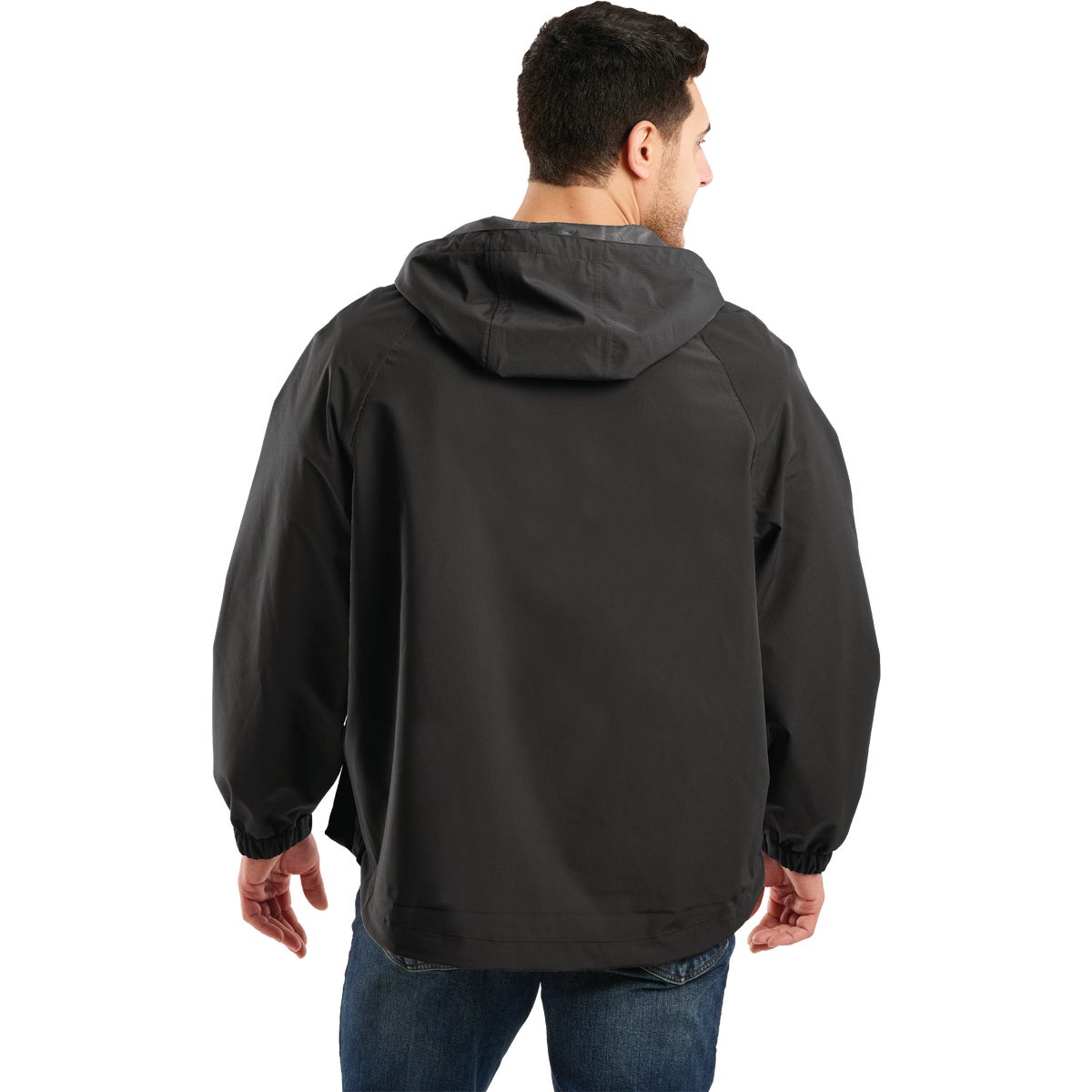Berne Weather Warrior Men's 2XL Black Packable Rain Jacket Image 2