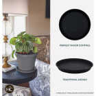 HC Companies 6 In. Clay Classic Saucer Image 2