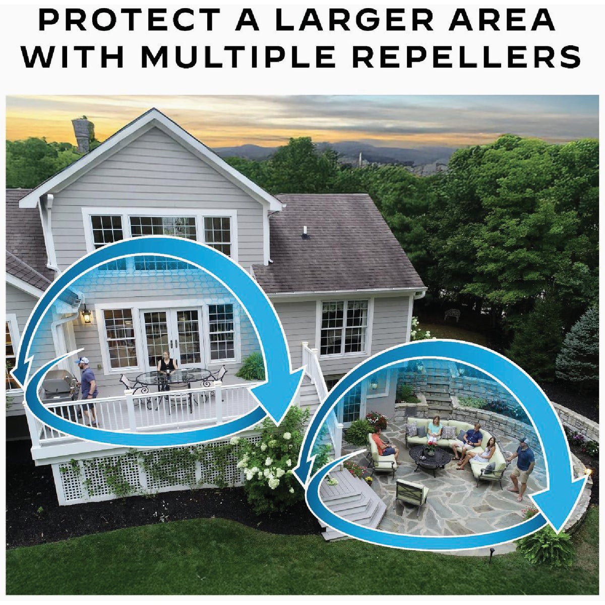 Thermacell Patio Shield 12 Hr. Glacial Blue Mosquito Repeller Image 2
