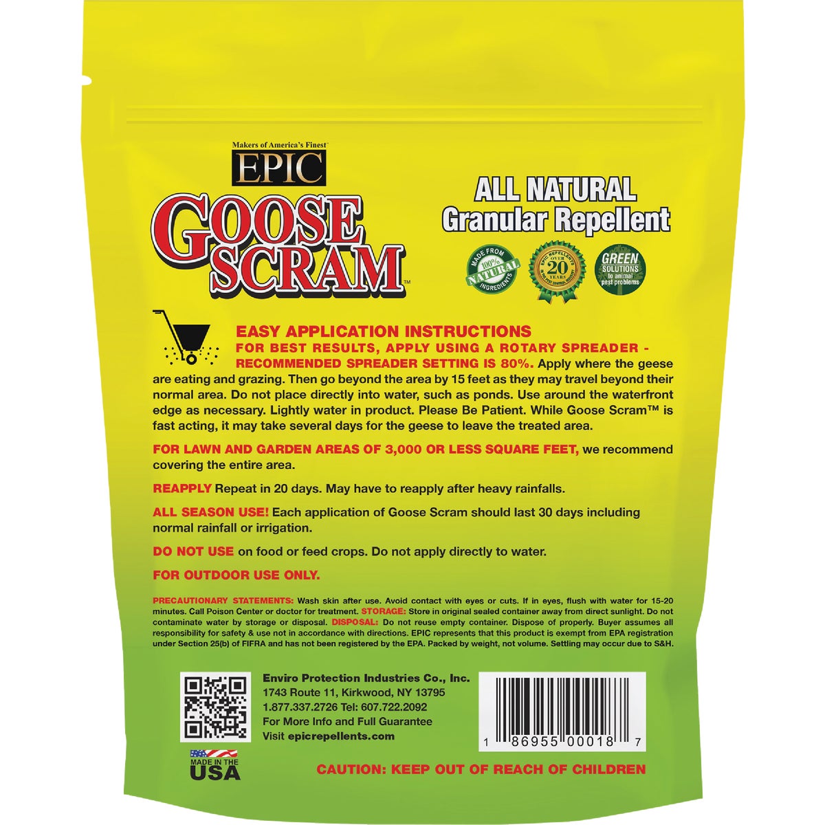 Goose Scram 10 Lb. Granular Goose Repellent Image 2