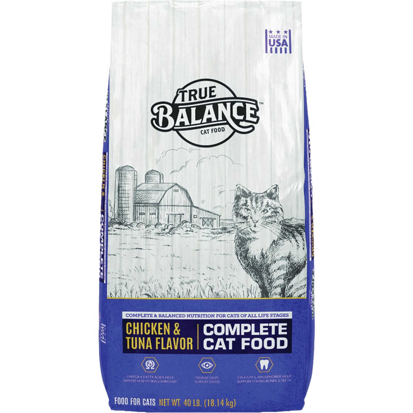 True Balance 40 Lb. Chicken & Tuna Complete Dry Cat Food Image 1