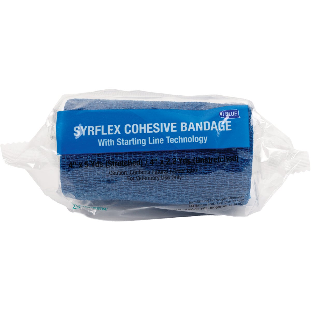 Ideal Instruments 4 In. Blue SyrFlex Cohesive Bandage Image 2
