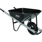Best Garden 5.5 Cu. Ft. Steel Wheelbarrow With Steel Handles Image 1