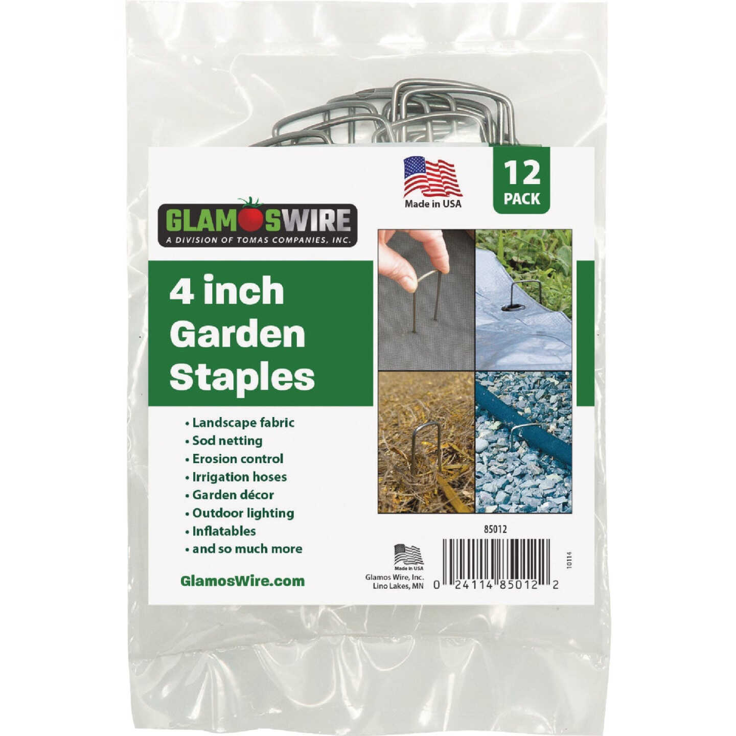 Glamos 4 In. Garden Staple (12-Pack) Image 2