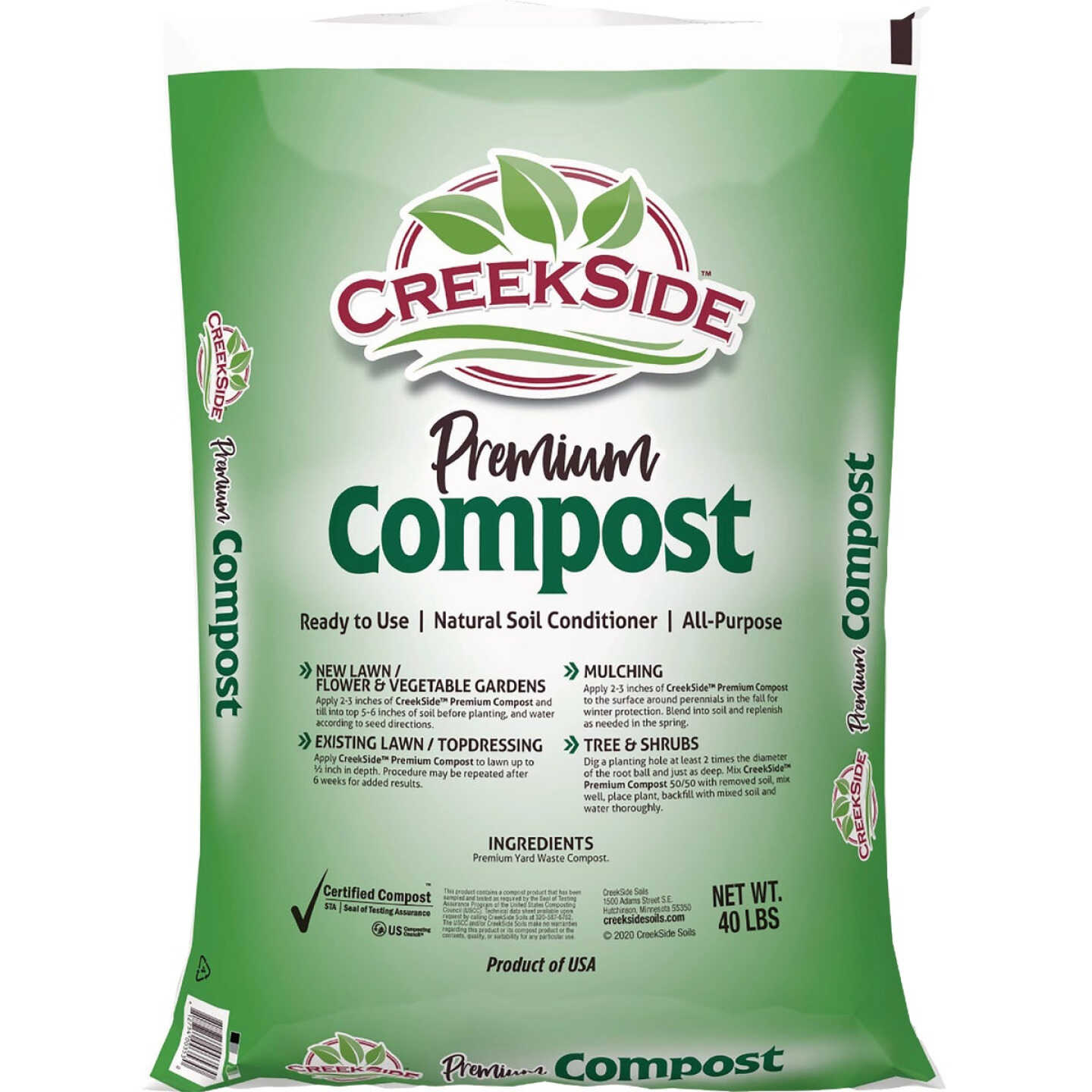 CreekSide 40 Lb. Premium Compost Image 1
