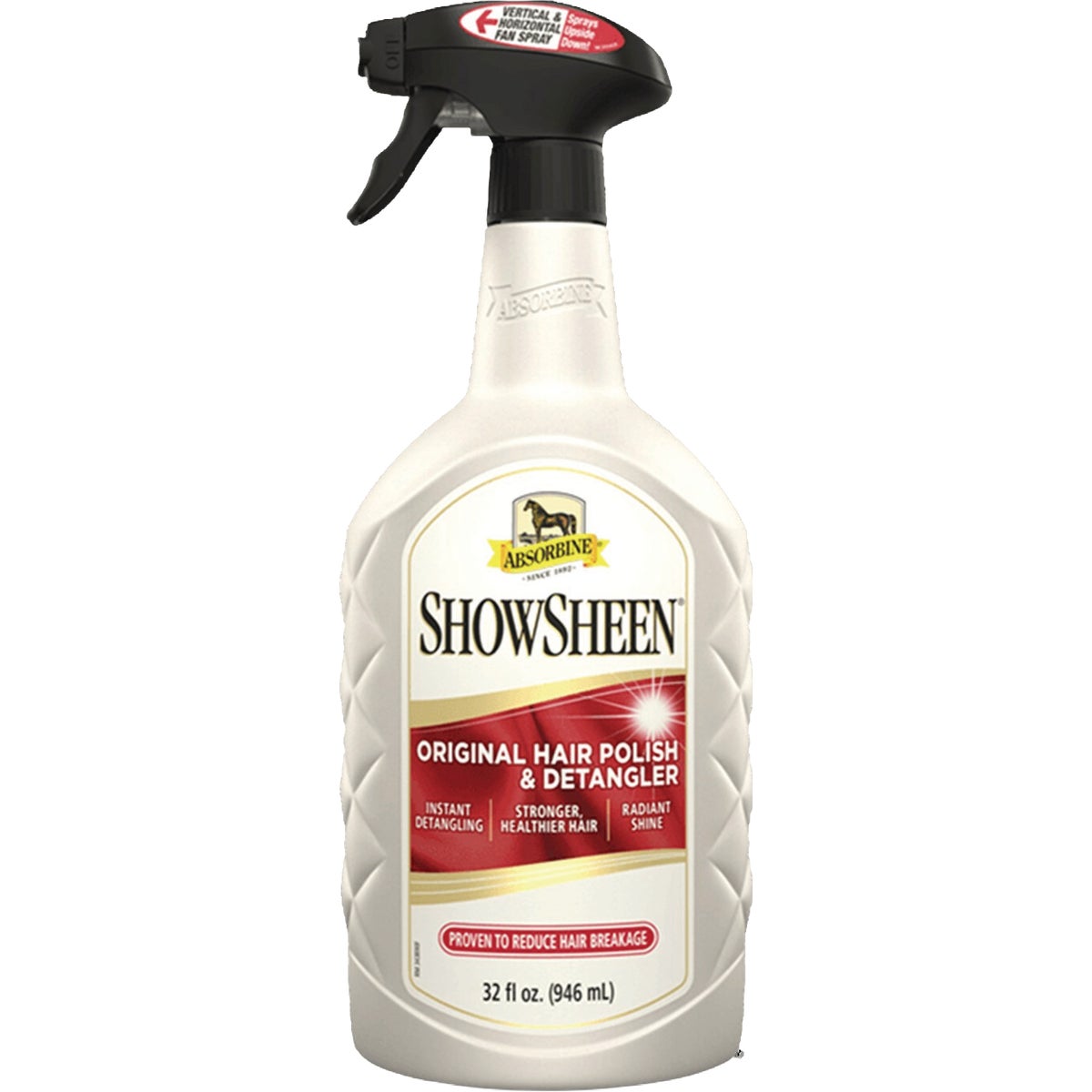 Absorbine Qt. Spray Showsheen Hair Polish + Detangler