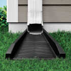Master Mark 11 In. W. x 2.25 In. H. x 24 In. L. Black Chevron Splash Block Image 2