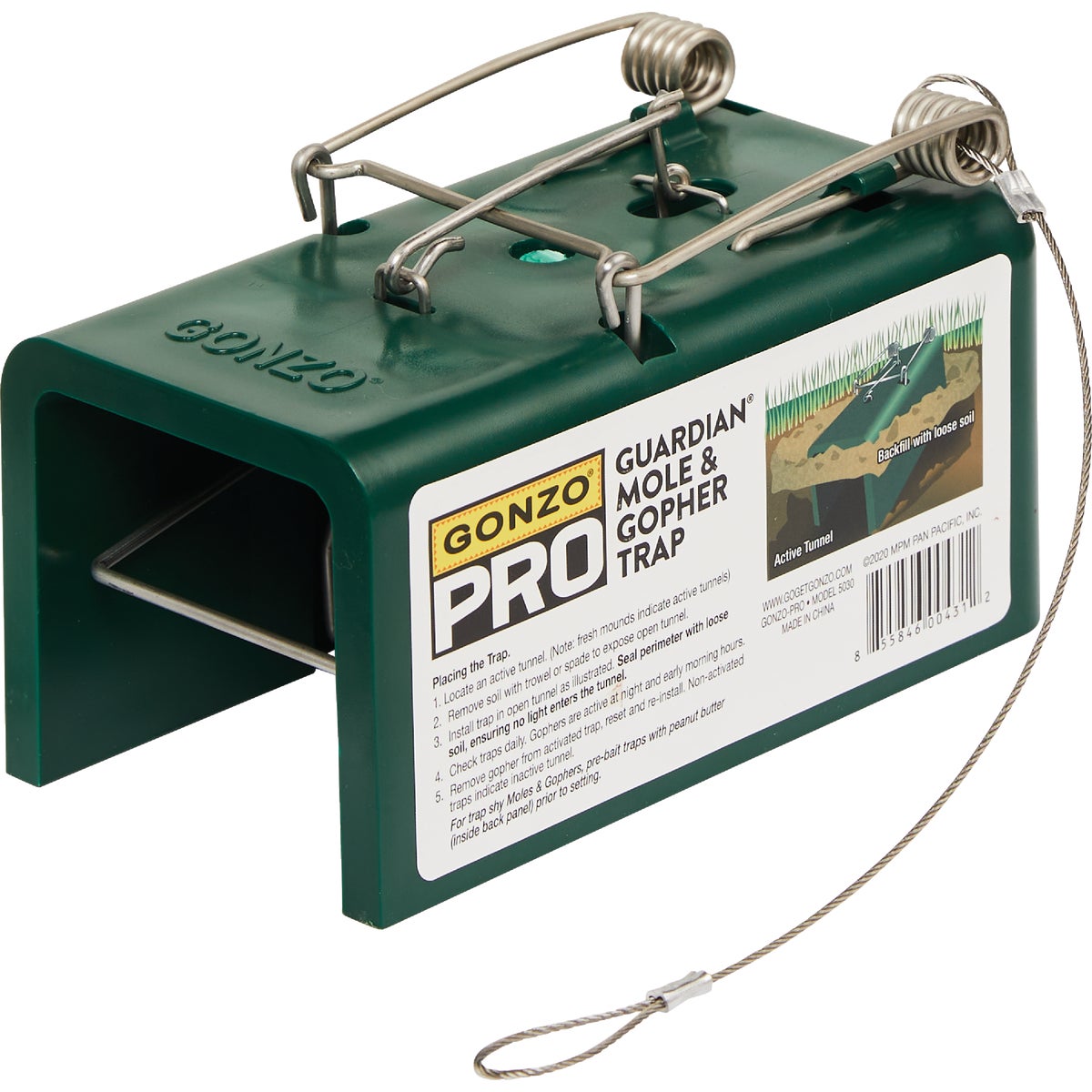 Gonzo Pro Guardian Box Design Mole & Gopher Trap Image 1