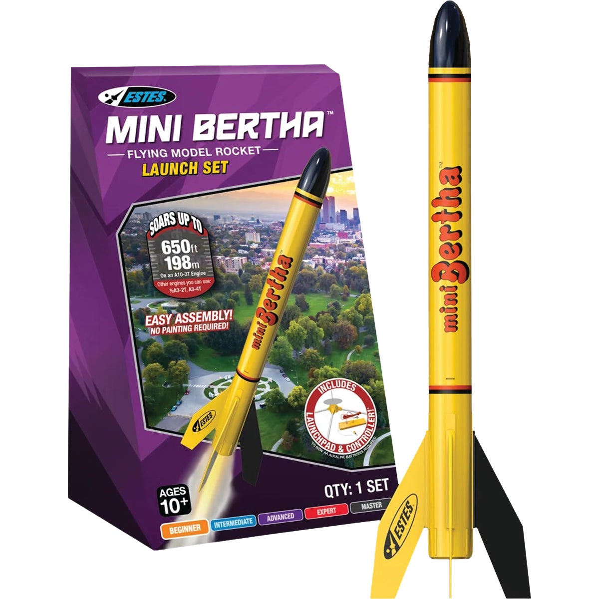 Estes Industries Mini Bertha Rocket Launch Set
