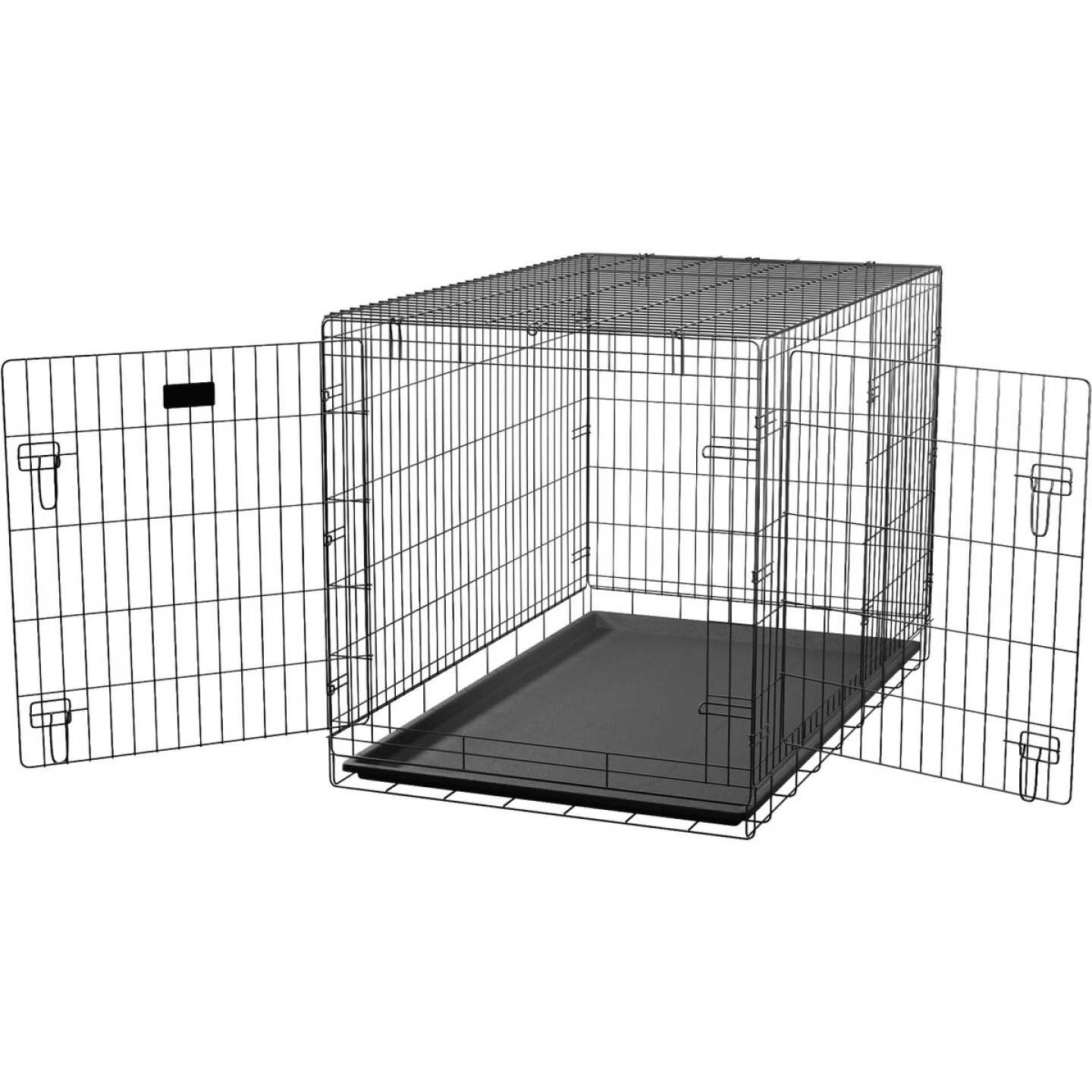 Pet Expert 30 In. L x 19 In. W x 21 In. H Small 2-Door Wire Kennel/Crate Image 1