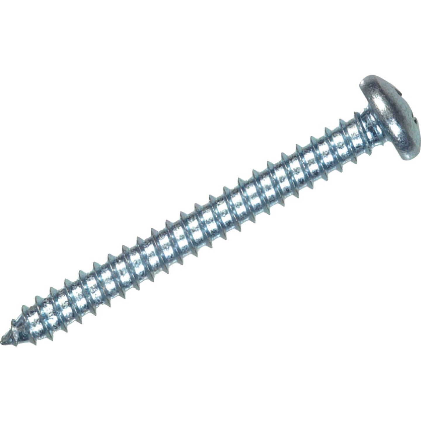 Hillman #10 x 1-1/2 In. Phillips Pan Head Zinc Sheet Metal Screw (6-Count) Image 1