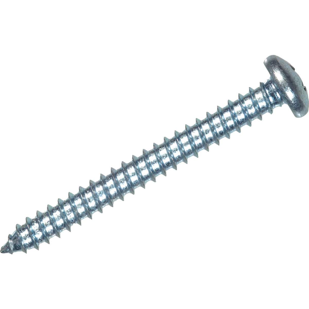Hillman #14 x 1 In. Phillips Pan Head Zinc Sheet Metal Screw (6-Count)