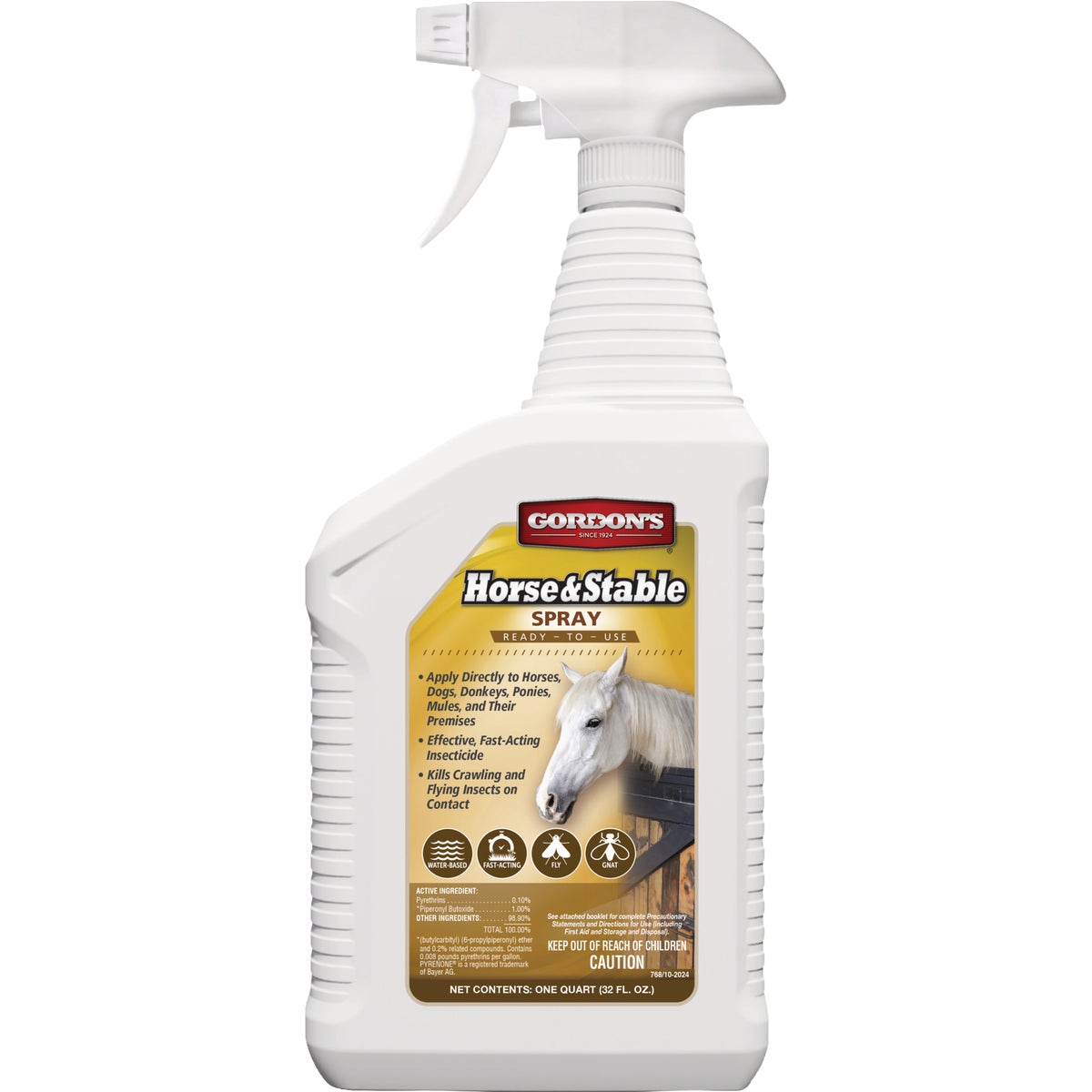 Gordon's 1 Qt. Ready To Use Trigger Spray Horse & Stable Spray