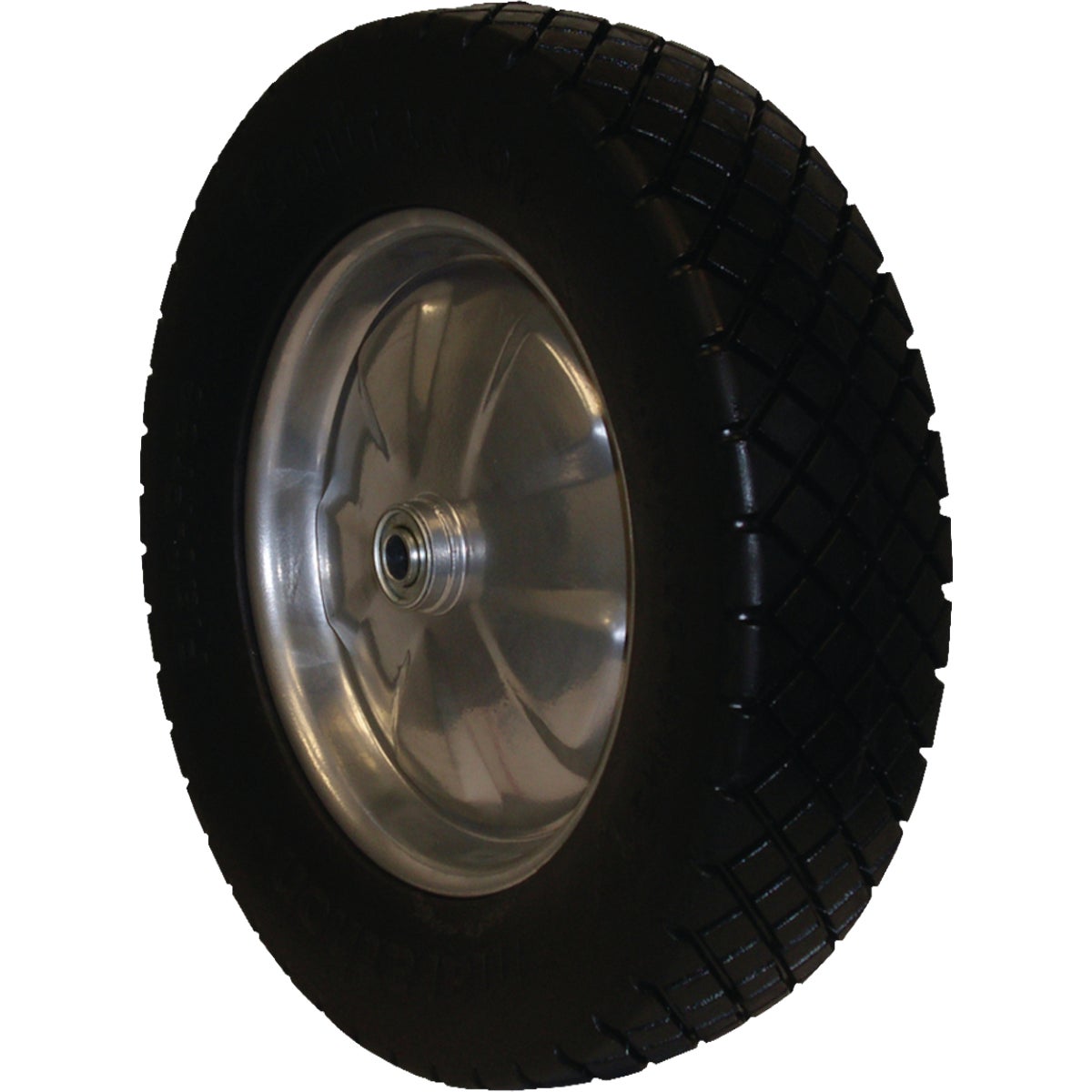 Marathon 4.80 - 8 In. Knobby Tread Flat-Free Wheelbarrow Tire & Wheel Assembly