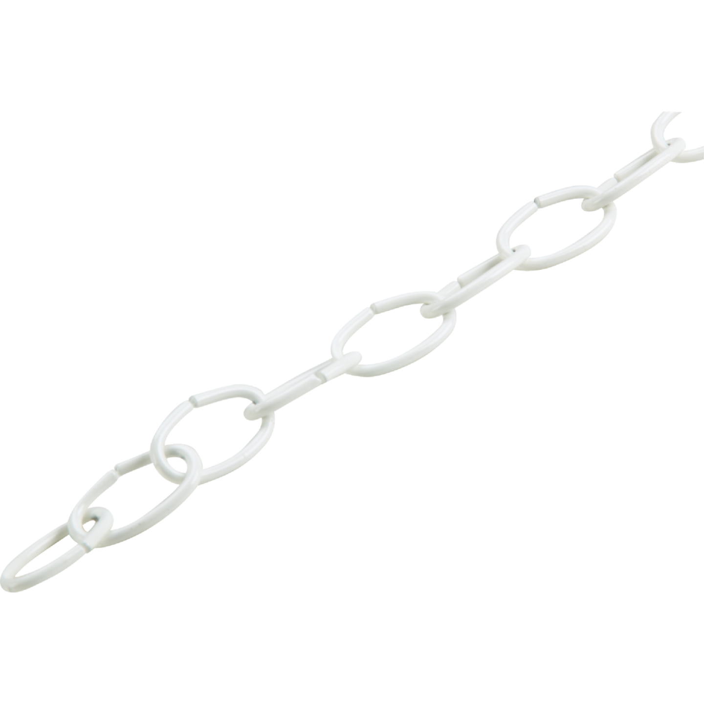 Campbell #10 40 Ft. White Poly-Coated Metal Craft Chain Image 1