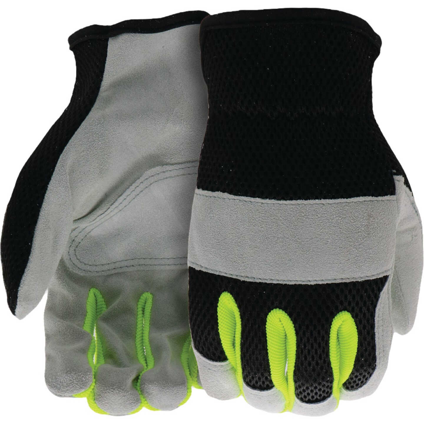 Boss Guard High Visibility Suede Leather Black XL Image 1