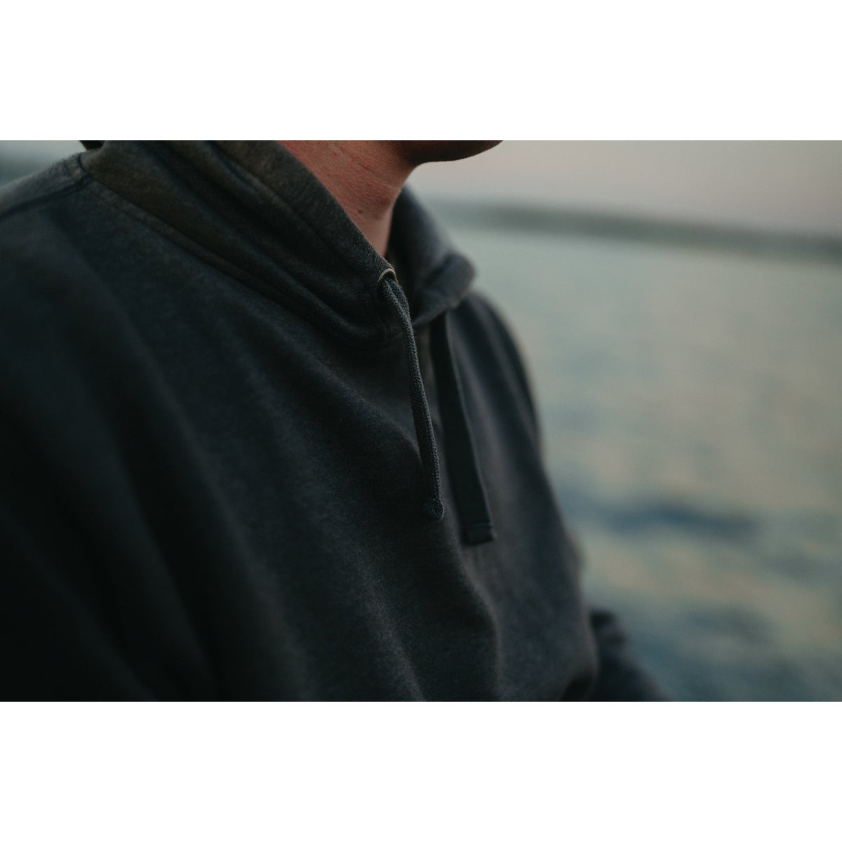 Berne Men's Large Regular Black Signature Sleeve Hooded Pullover Sweatshirt Image 4