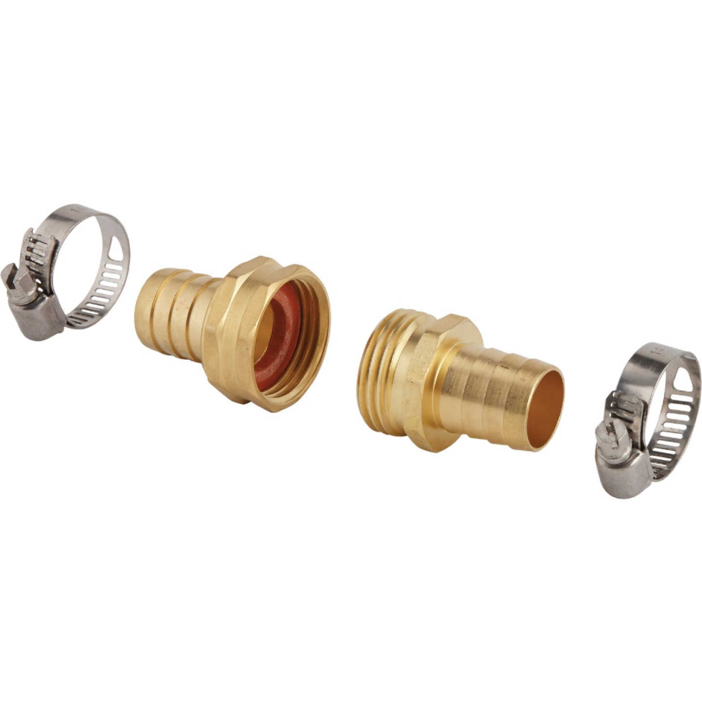 Best Garden 3/4 In. Brass Hose End Hose Mender Image 1