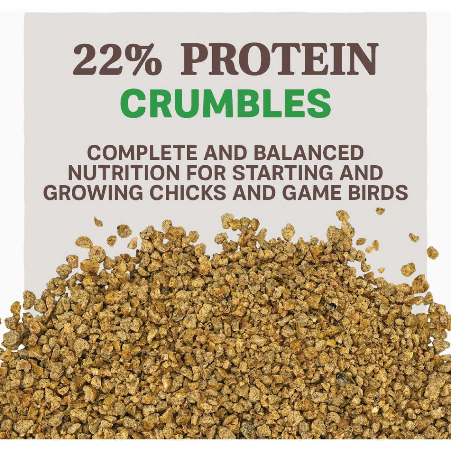 Kent Multi-Flock Chick N Game 50 Lb. Starter/Grower Crumble Image 2