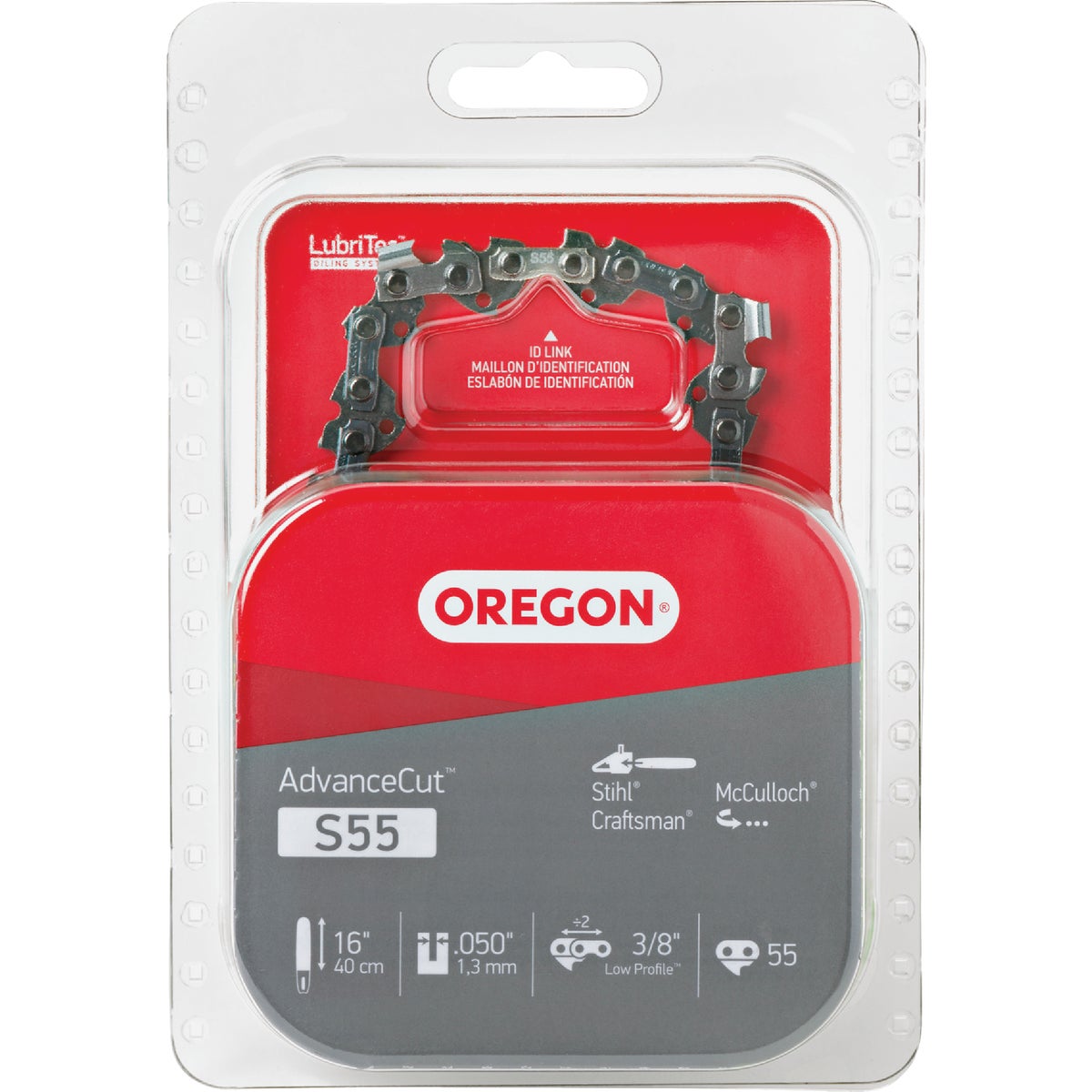 Oregon AdvanceCut 16 In. 55-Link 0.050 In. ga Chainsaw Chain
