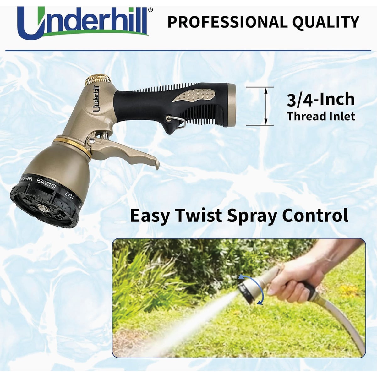 Underhill ProLine PatternMaster 8-Pattern Trigger Nozzle Image 5
