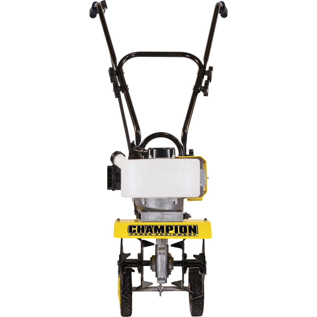 Champion 9.5 In. 43cc 2-Stroke Portable Gas Garden Tiller Cultivator Image 7