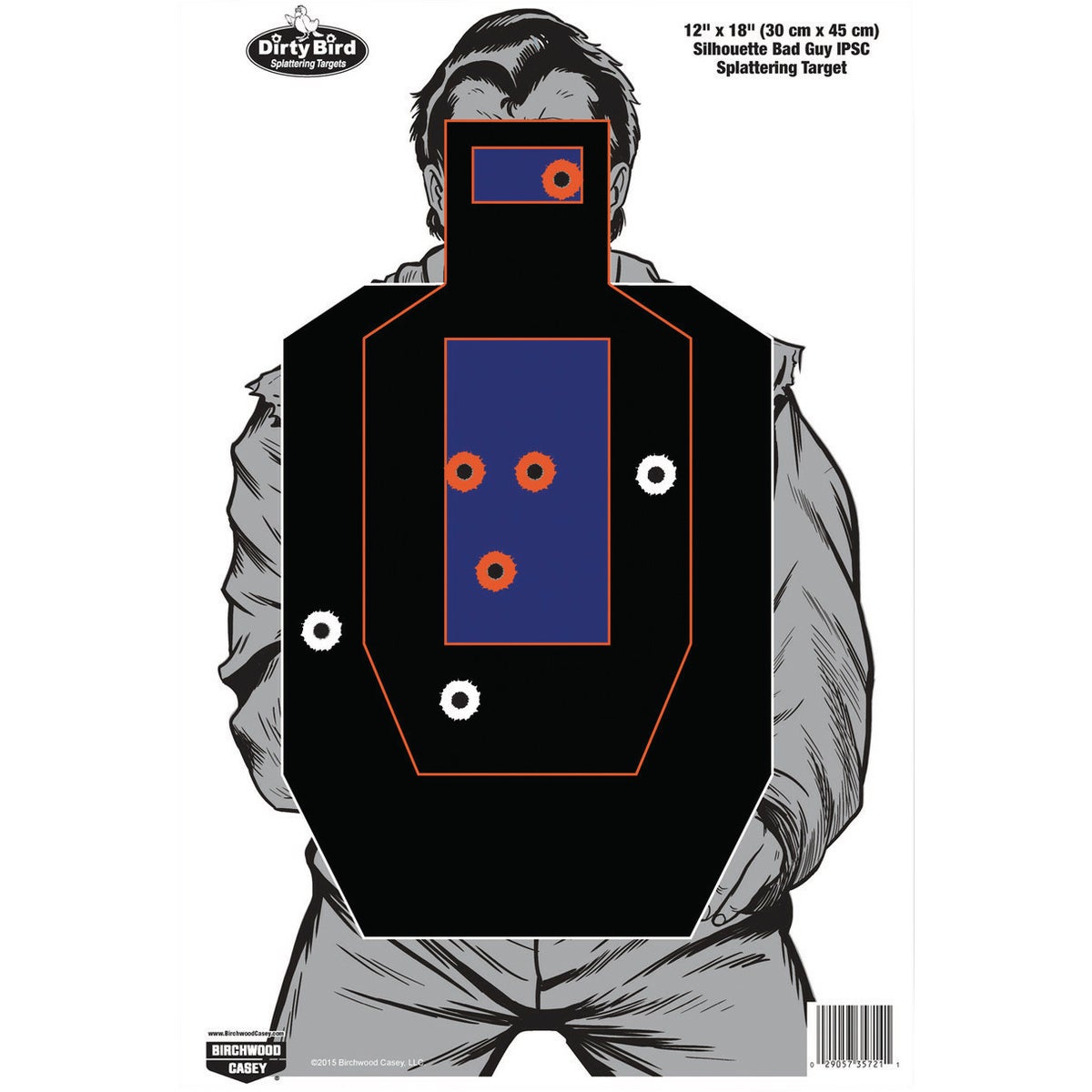 Birchwood Casey Dirty Bird 12 In. x 18 In. Silhouette Target (8-Pack)