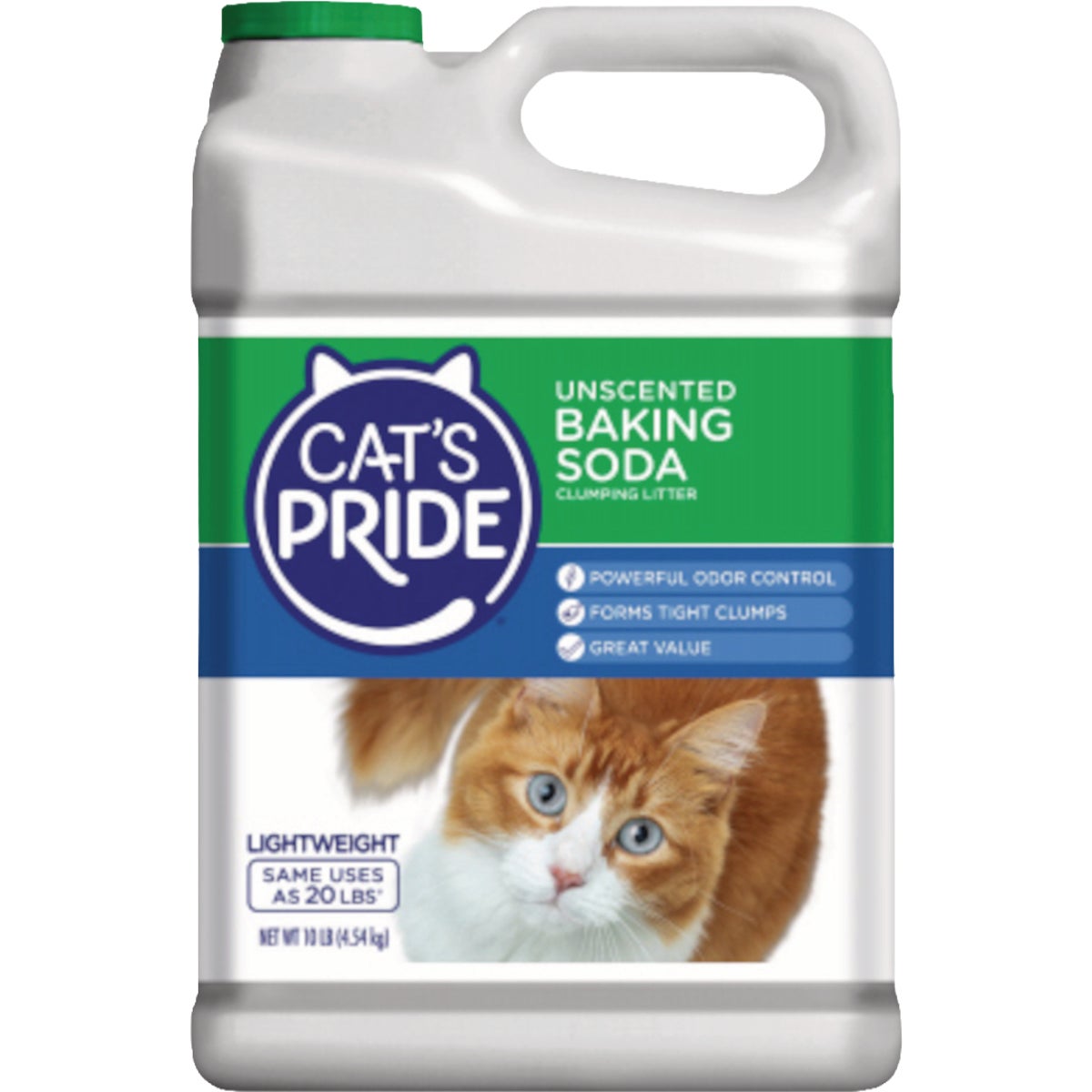 Cat's Pride 10 Lb. Lightweight Unscented Cat Litter with Baking Soda