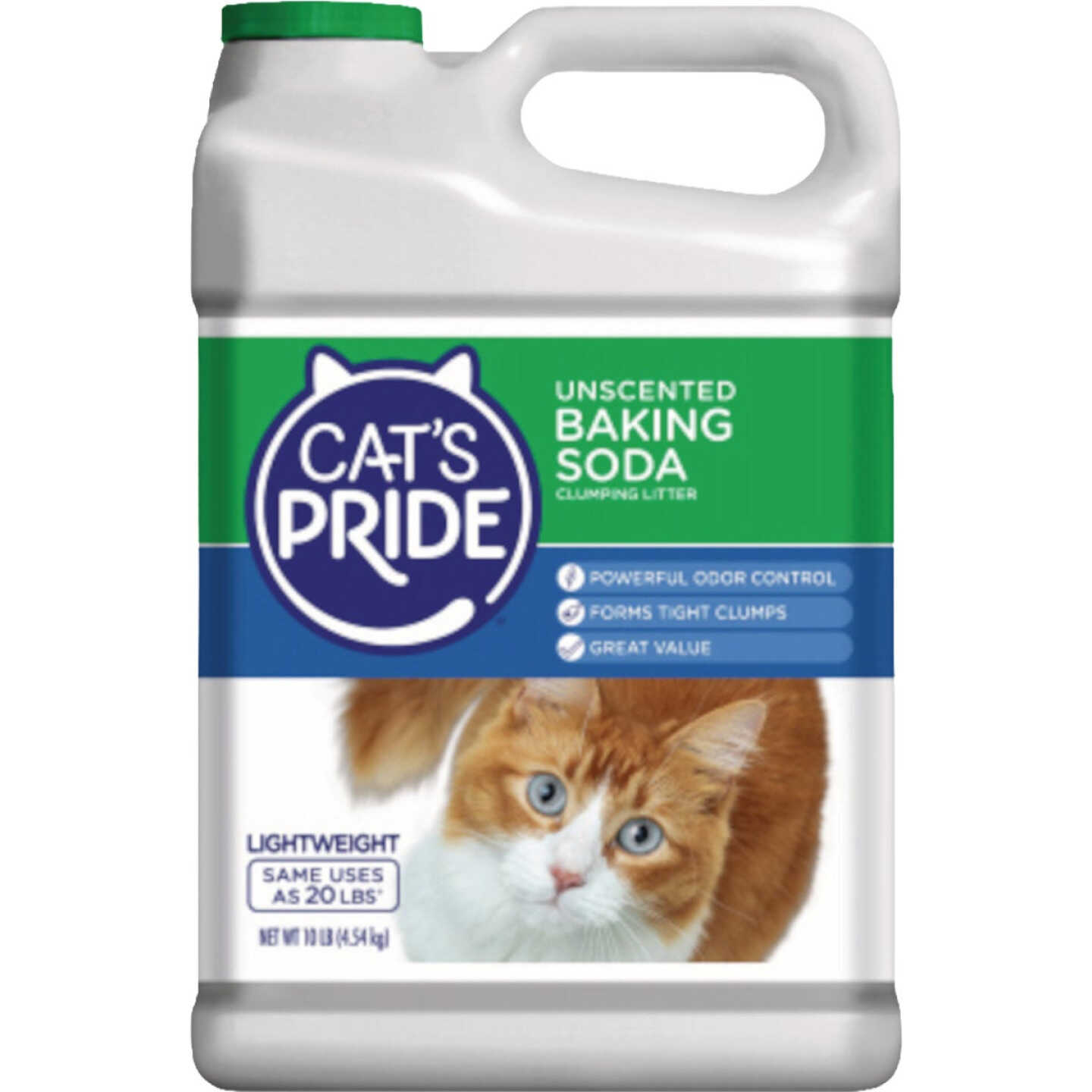 Cat's Pride 10 Lb. Lightweight Unscented Cat Litter with Baking Soda Image 1