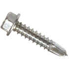 Hillman #8 - 18 x 1/2 In. Hex Washer Head Self-Drilling Sheet Metal Screw (100-Count) Image 1