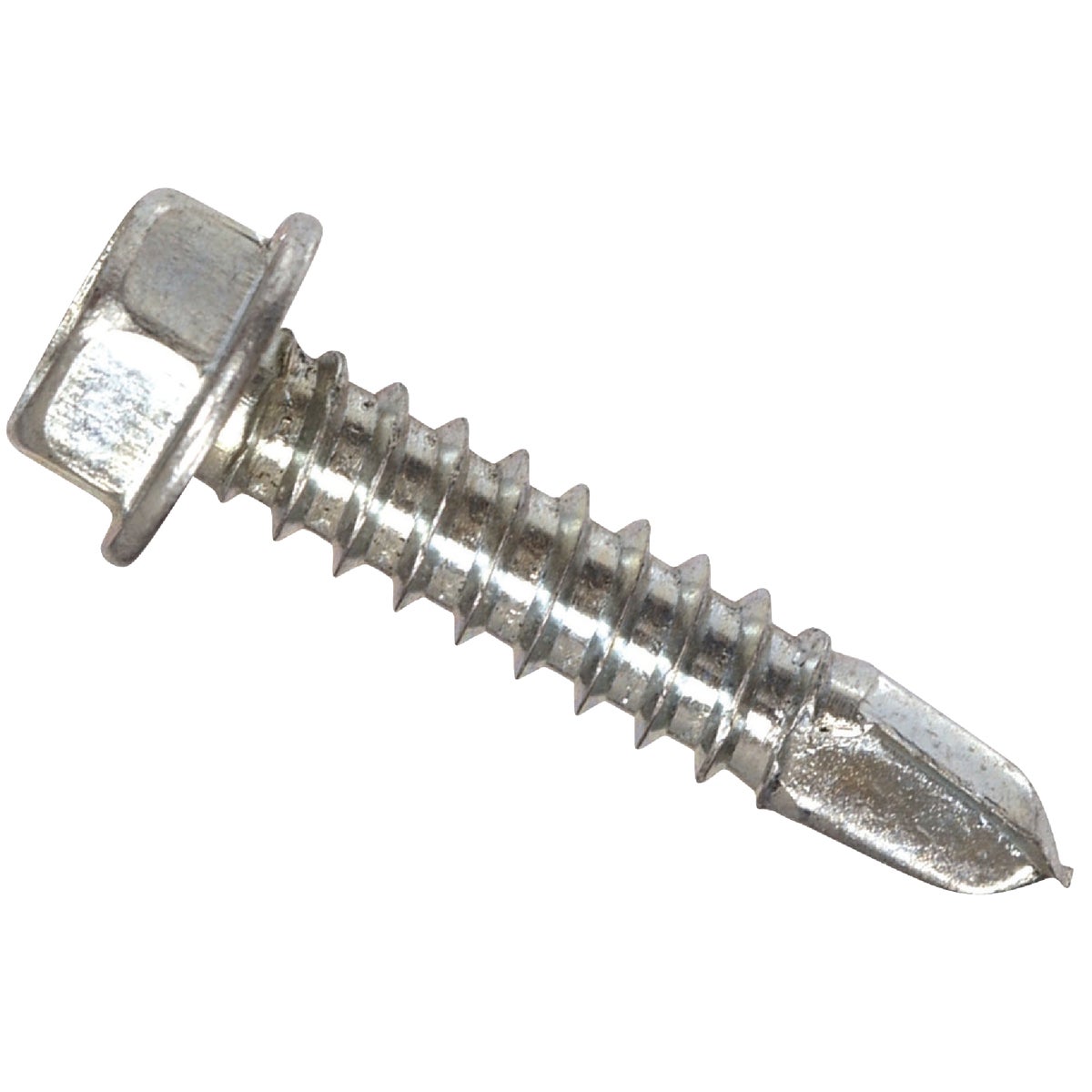 Hillman #12 - 14 x 3/4 In. Hex Washer Head Self-Drilling Sheet Metal Screw (100-Count)
