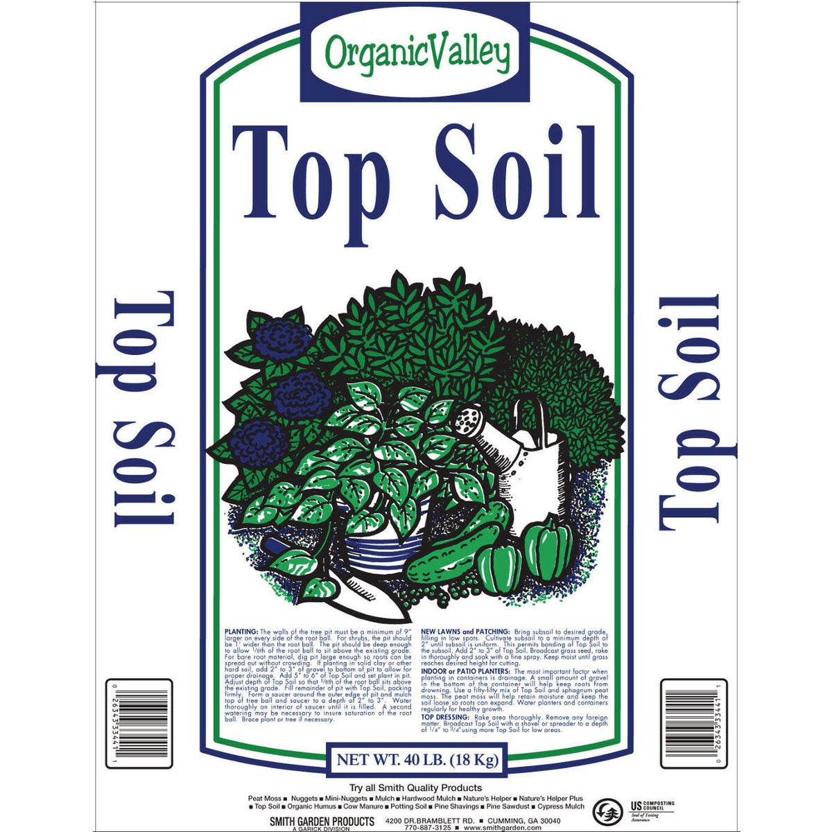 Organic Valley 40 Lb. Top Soil Image 1