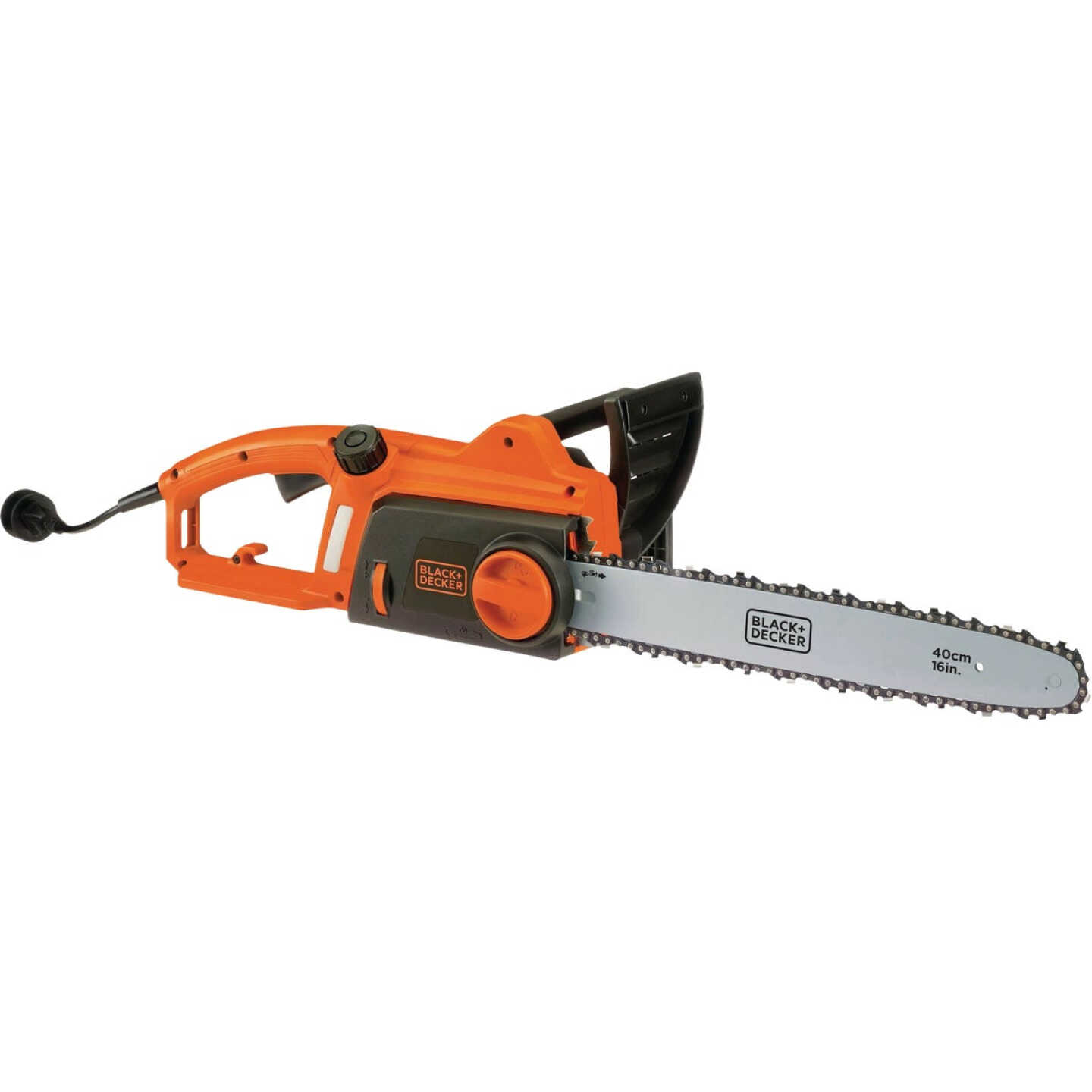 Black & Decker 16 In. 12A Rear Handle Corded Electric Chainsaw with Automatic Oiler Image 1