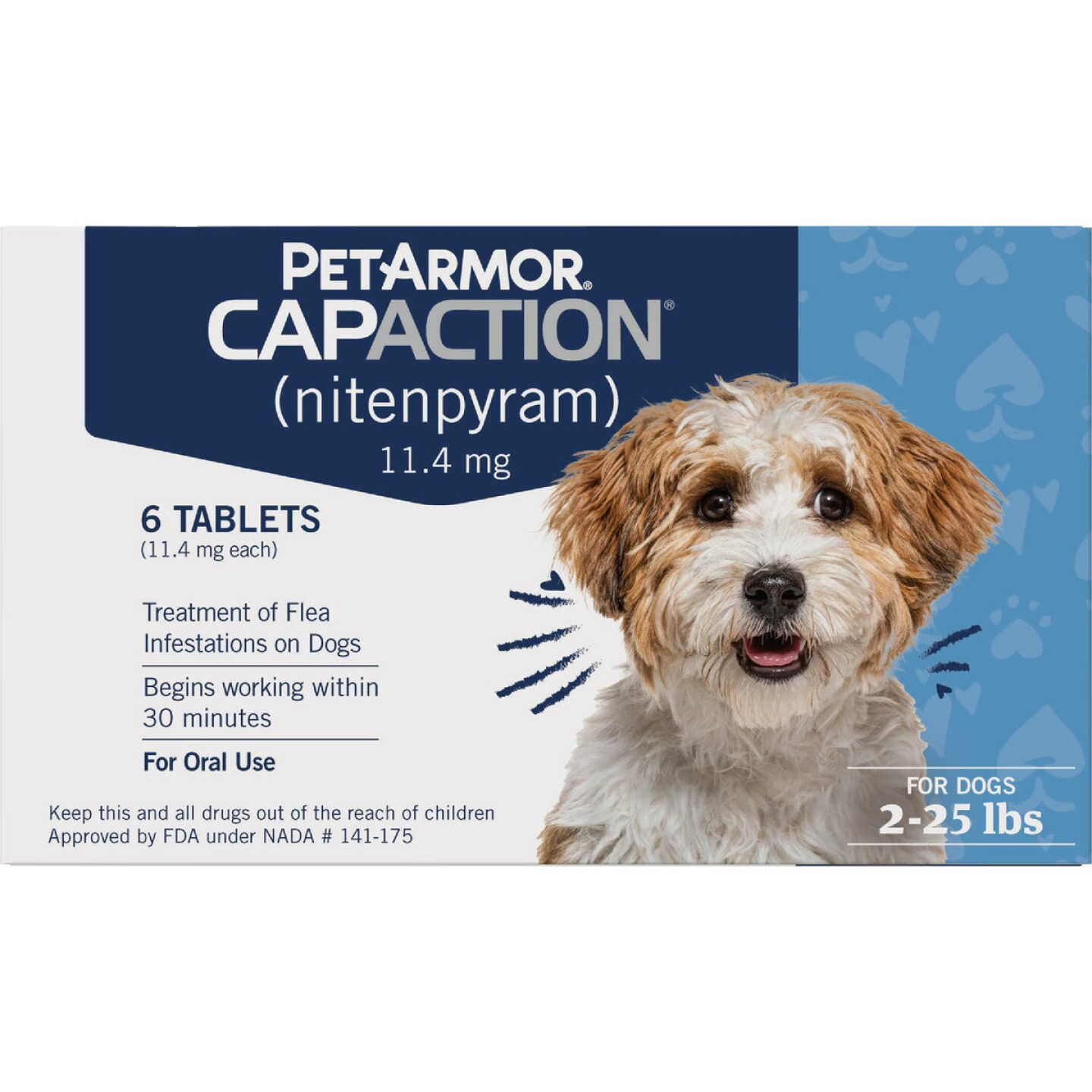 PetArmor CapAction 2 to 25 Lb. Dog Flea Tabs (6-Pack) Image 1