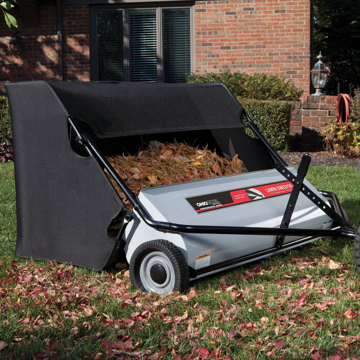 Ohio Steel 42 In. 22 Cu. Ft. Tow-Behind Lawn Sweeper Image 2